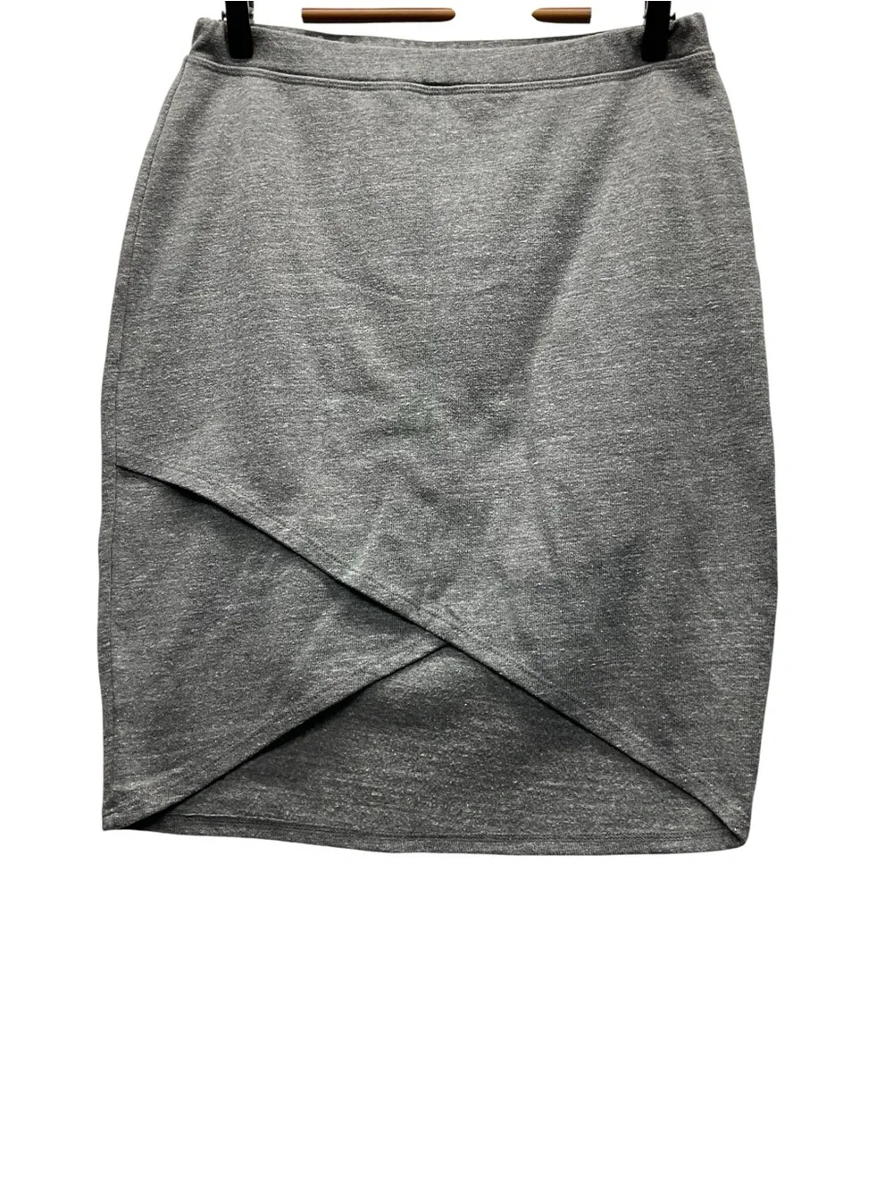 Splendid Gray Tulip Skirt Size Large High waist casual